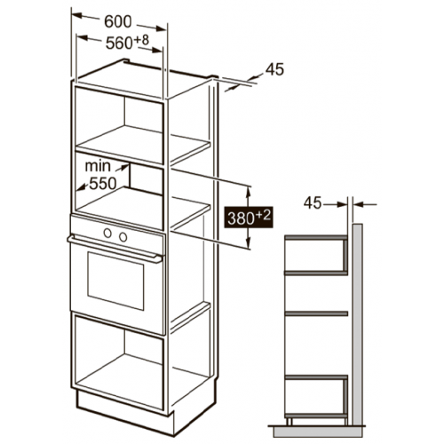 Микроволновая печь Kuppersberg HMW 650 BL