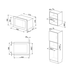 Микроволновая печь Smeg FMI625CN