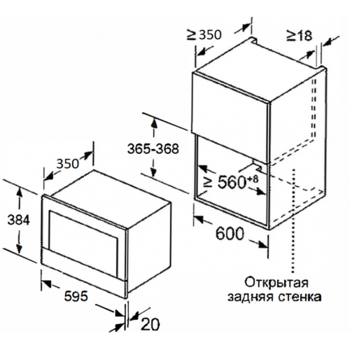 Микроволновая печь Meferi MMO6025BK Ultra