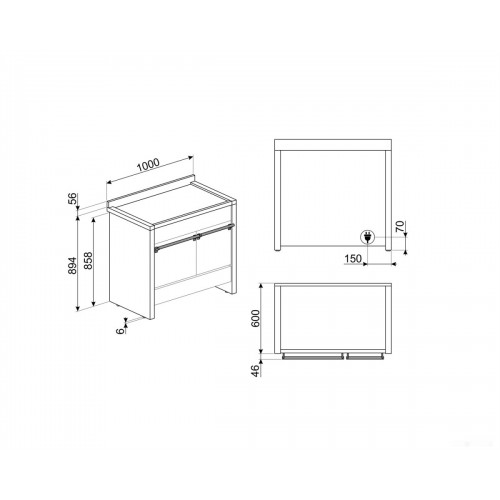 Плита Smeg A2PYID-81
