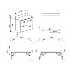 Плита Smeg TR4110IBL2