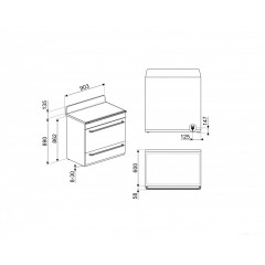 Плита Smeg TR90IBL2