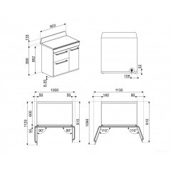 Плита Smeg TR93IGR2