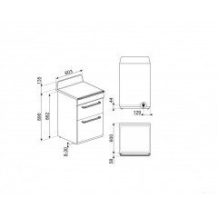 Плита Smeg TR62IBL2