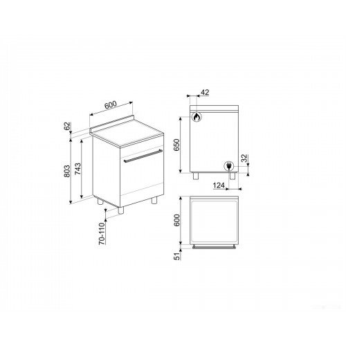 Плита Smeg C6GMX2