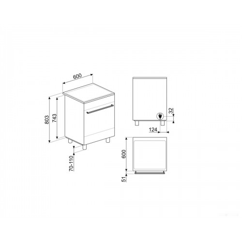 Плита Smeg C6IMXT2