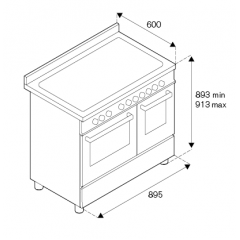 Плита Bertazzoni PRO96L2EART