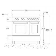 Плита Bertazzoni PRO95I2ENET