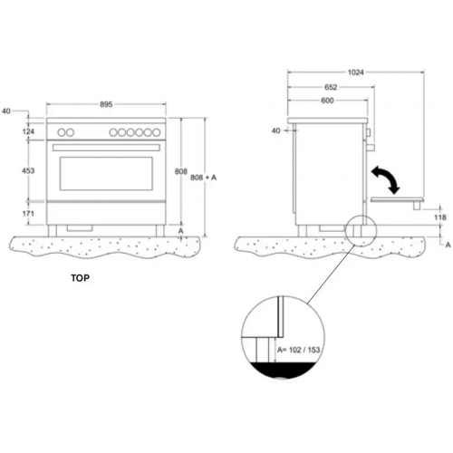 Плита Bertazzoni PROCH94I1EBIT