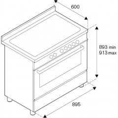 Плита Bertazzoni HER95I1ENET