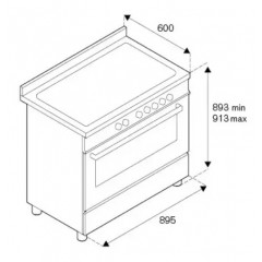 Плита Bertazzoni MAS96L1EXT