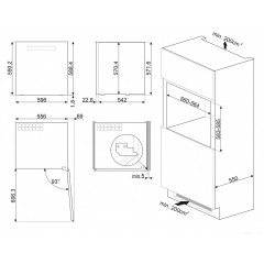 Винный шкаф Smeg CVI129G