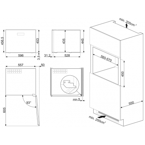 Винный шкаф Smeg CVI120B3E