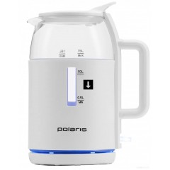 Электрический чайник Polaris PWK 1545CGL Water Way Pro (белый)