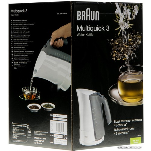 Электрический чайник Braun WK 300 White