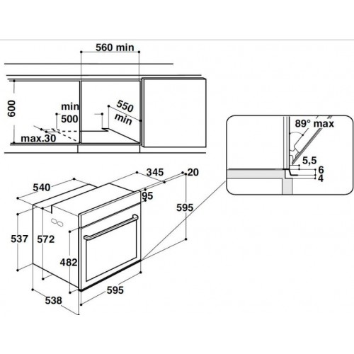 Духовой шкаф Hotpoint-Ariston FI6 861 SH BL HA