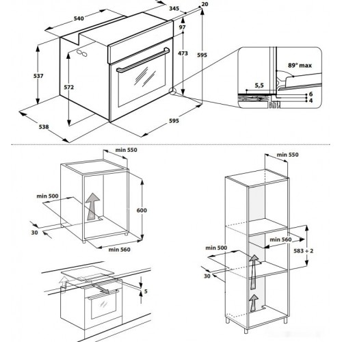 Духовой шкаф Whirlpool AKZ9 6240 NB
