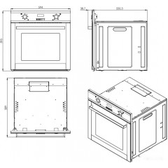 Духовой шкаф ZorG Technology BE4 WH