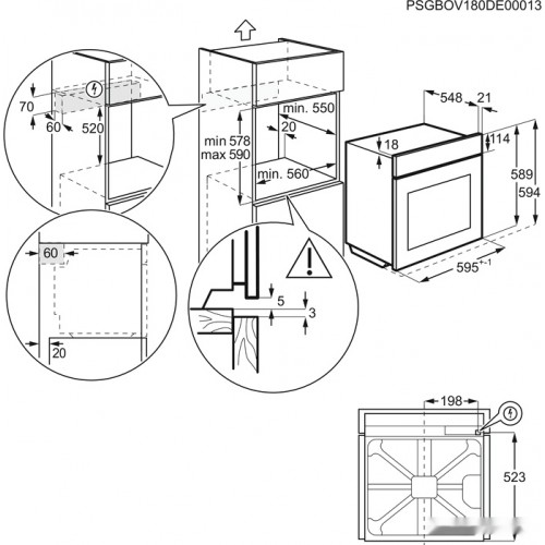 Духовой шкаф Electrolux EOD5C50Z