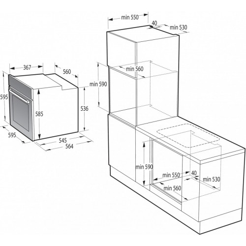 Духовой шкаф Gorenje BOS67371SYB