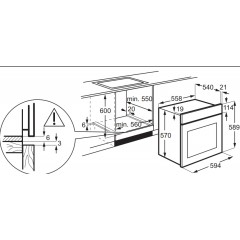 Духовой шкаф Electrolux SurroundCook FLEX 600 EOF3H40BX