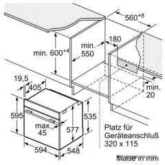 Духовой шкаф Bosch Serie 8 HSG7364B1