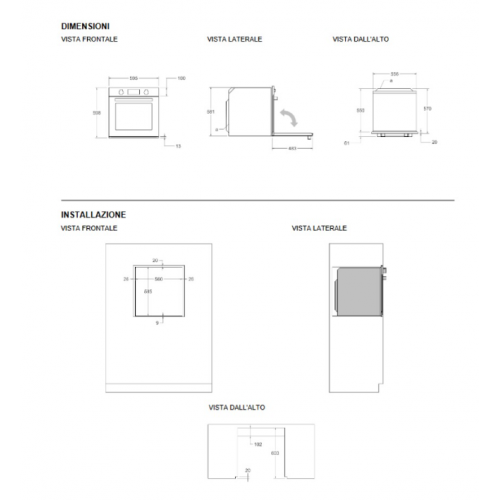 Духовой шкаф Bertazzoni FMOD6117PTB1