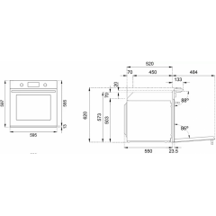 Духовой шкаф Bertazzoni F6011MODVPTX/23
