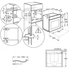 Духовой шкаф Electrolux EOF5F50BV