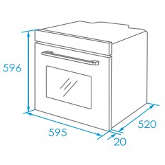 Духовой шкаф AKPO PEA 7009SED03 WH