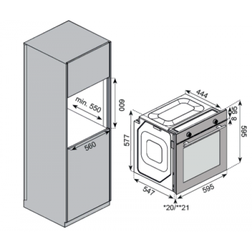Духовой шкаф Kuppersberg HO 603 BX
