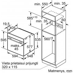 Духовой шкаф Bosch Serie 8 HSG958DB1S