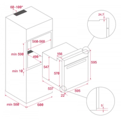 Духовой шкаф Teka HSB 6350 P WHITE
