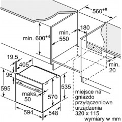 Духовой шкаф Bosch Serie 4 HBA514BB3