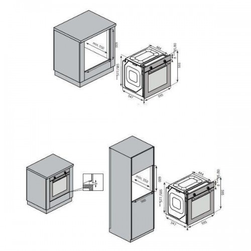 Духовой шкаф Kraft KF-OF7204B