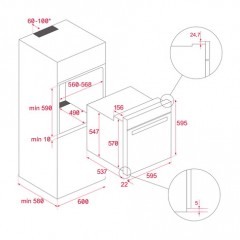 Духовой шкаф Teka HSB 6150 WHITE (111010062)