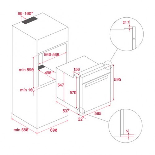 Духовой шкаф Teka HSB 6150 WHITE (111010062)