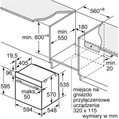 Духовой шкаф Bosch Serie 4 HBA514BS3