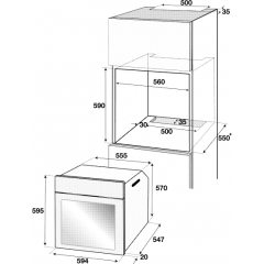 Духовой шкаф Beko BIM 24301 WCS