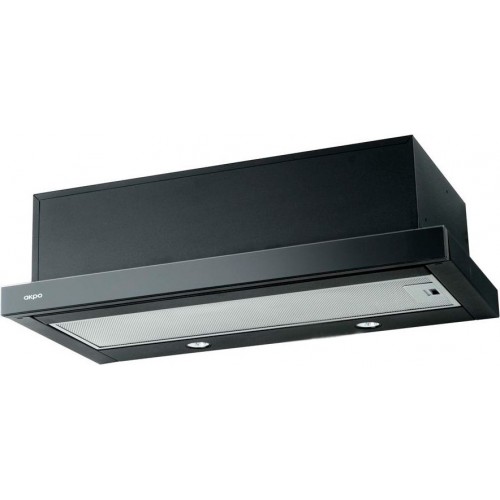 Вытяжка AKPO Light Eco Glass Twin 50 wk-7 чёрный