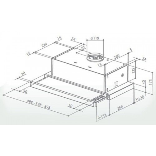 Вытяжка Faber FLOX BK A50