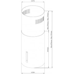 Вытяжка Korting KHA 39970 N Cylinder