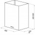 Вытяжка HOMSair Phlox Push 40 (белый)
