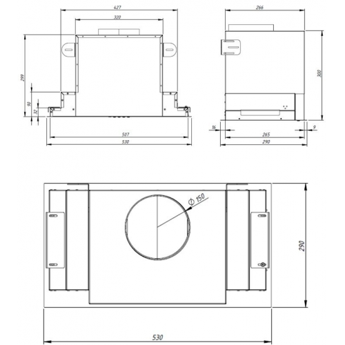 Вытяжка AKPO Neva Glass Eco 60 wk-4 белый