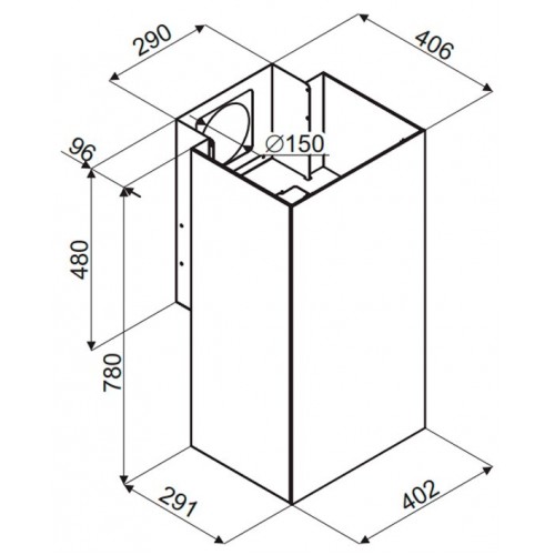 Вытяжка Maunfeld Bath Plus 402 (белый)