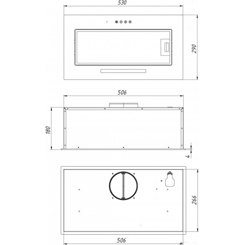 Вытяжка AKPO Mio 60 WK-11 (черный)
