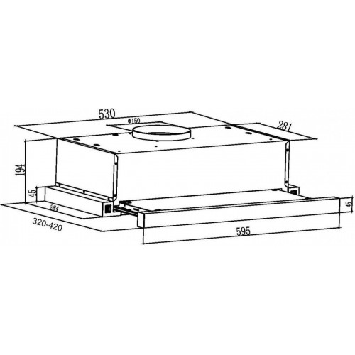 Вытяжка Schtoff TF-5260/L GBK (черный)