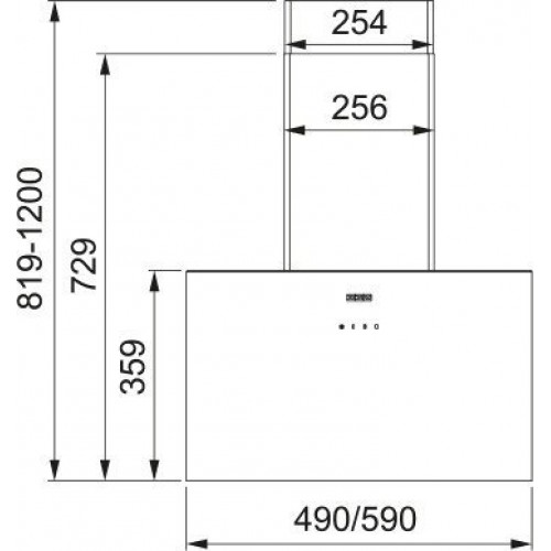 Вытяжка Franke Lens 50 BK 330.0712.119