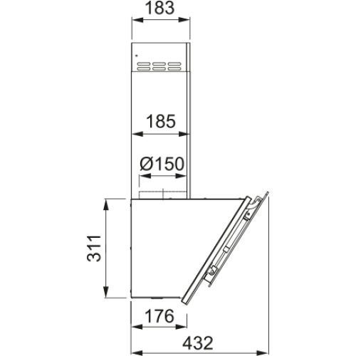 Вытяжка Franke Temper 50 BK 330.0712.112