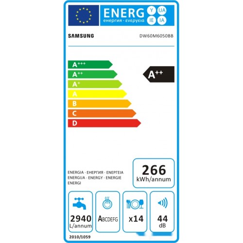 Посудомоечная машина Samsung DW60M6050BB